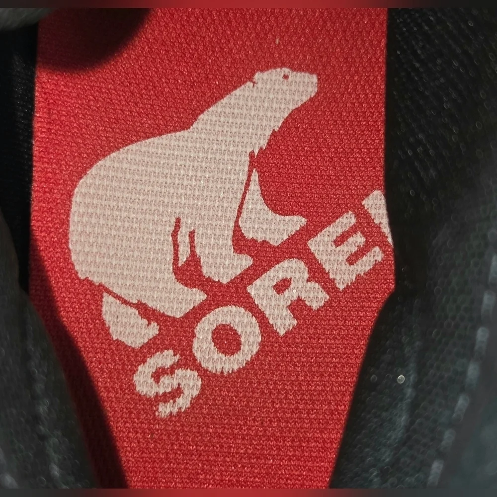 SOREL OUT 'N ABOUT SUEDE HIGH TOP WEDGE SNEAKERS.